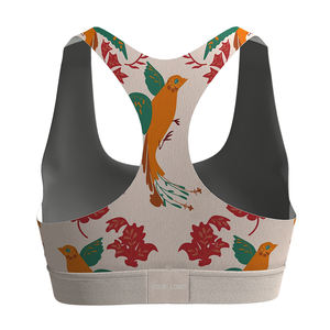 Sujetador deportivo de yoga de secado rápido para mujer, personalizado al por mayor, con diseño de retorcido frontal y efecto push-up, para gimnasio y fitness, con sublimación. - Product Image 5