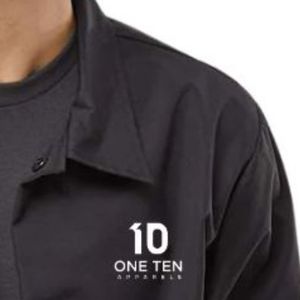 Black Water Resistant Windbreaker <b>Coaches</b> Jacket for Men Lightweight Snap Button Outdoor Sports <b>Coach</b> Jacket Custom Logo OEM ODM - Product Image 6