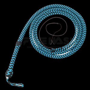 Fouet en cuir véritable fait main de qualité supérieure, avec poignée robuste et design flexible, idéal pour l'entraînement et la collection - Product Image 6