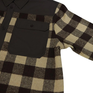 OEM Plaid <b>Flannel</b> Long Sleeve Casual Shirt Full Sleeve Cotton Checkered Pattern Single Button Closure Breathable <b>Jacket</b> For Men - Product Image 3