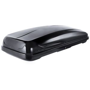 Boîte de toit rigide en ABS de 14 pieds cubes, ouverture double face avec 2 sangles renforcées, porte-bagages de toit pour voiture - Product Image 1