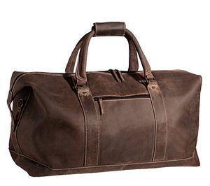New Arrival Luxury leather Duffle Bag Adjustable <b>Strap</b> Zipper Closure Large Capacity Multi-Function for Travel Daily - Product Image 3