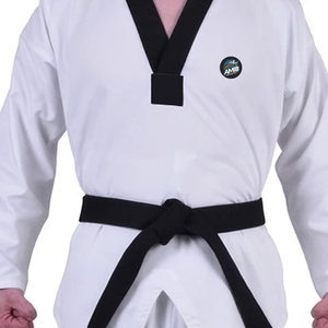 Wholesale <b>Cheap</b> Price High Quality Lightweight Breathable Durable Polyester/Cotton Blend Martial Arts Taekwondo Uniform <b>Sets</b> - Product Image 6