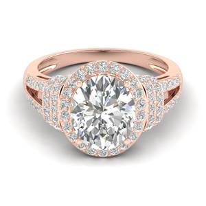 Anillos de compromiso REYES de lujo en plata de ley 925 con corte ovalado de moissanita de 4.63 quilates, joyería fina de diseñador hecha a mano para mujeres. - Product Image 5