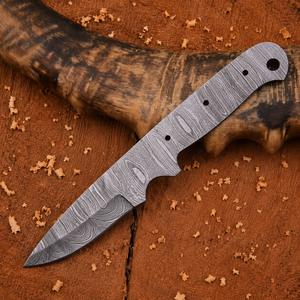 Cuchillo de acero de Damasco de 8 pulgadas con hoja completa y mango de acero forjado de alta calidad, personalizable OEM, ideal para camping - ¡Venta caliente! - Product Image 1