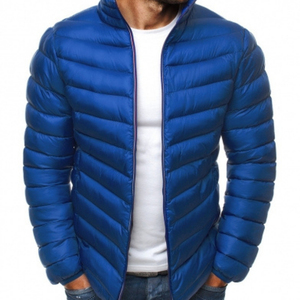 OEM Custom Lightweight 2026 Winter <b>Coat</b> for Men <b>Bubble</b> Puffer Jacket with Canvas Front Logo Warm Pocket Breathable - Product Image 6