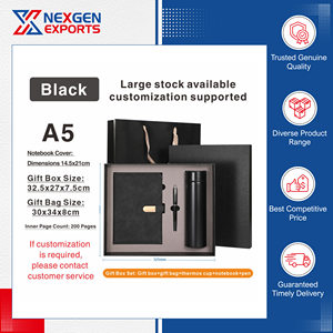 Offre Exclusive : Ensemble Cadeau Carnet en Cuir PU Écologique de Haute Qualité et Tasse Thermos – 100 Feuilles, Option Logo Personnalisé, Commande en Gros - Product Image 6