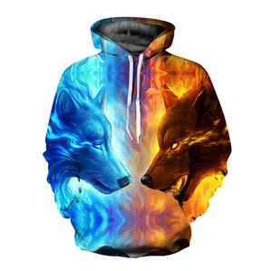 เสื้อฮู้ดกีฬาแบบสวมหัวพิมพ์ลายตามสั่ง เสื้อฮู้ดส่วนตัว - Product Image 5