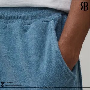 Pantalones Cortos Deportivos Rubabull Personalizados para Hombre, Azules, Retro, con Cordón Ajustable, Dobladillo Curvo, de Felpa, Casuales, para Gimnasio, Venta al Por Mayor - Product Image 6