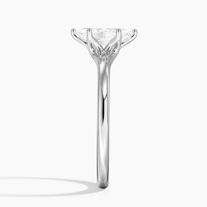 Bague BOJ 076 en argent 925, taille marquise, avec halo de pierres et griffes, solitaire en moissanite 2 carats couleur D VVS1 certifiée GRA, prix bas - Product Image 3