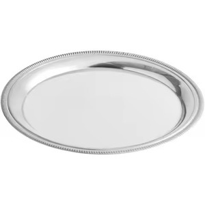 Bandeja de Servicio de Acero Inoxidable de Diseño Artesanal, Pieza Única para el Hogar y Hoteles, para Servir la Cena en Fiestas Árabes - Product Image 1
