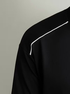 Nueva Camiseta de Verano para Hombre, Estilo Casual de Negocios, Corte Regular, Cuello Redondo, Manga Corta, con Patrón, Tejido Sólido de 180 Gramos - Product Image 3