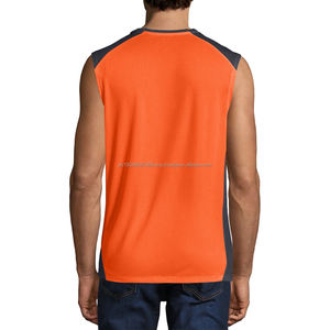 Débardeur pour homme en patchwork personnalisé, vêtements de sport pour la salle de sport, entraînement, séchage rapide, prix de gros - Product Image 4