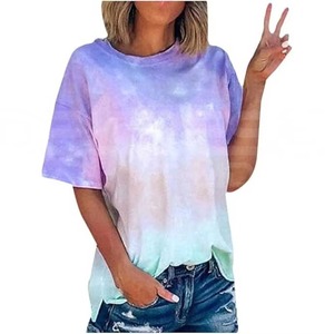 Camiseta Casual de Manga Corta para Mujer de Alta Calidad, 100% Algodón, Anti-Pilling, Cuello Redondo, Suave, Transpirable, de Secado Rápido, Venta al Por Mayor - Product Image 5