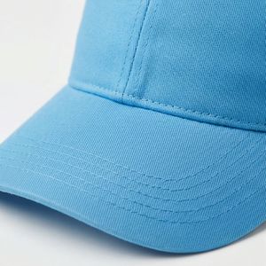 Gorra de Béisbol Azul Claro, Gorra Informal, Diseño Moderno, Estilo Casual, para Caballeros, de Algodón Adaptable - Product Image 4