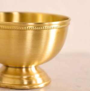 Bol en laiton de haute qualité premium à prix raisonnable pour la maison, bol de la meilleure qualité BoldBlossom - Product Image 2