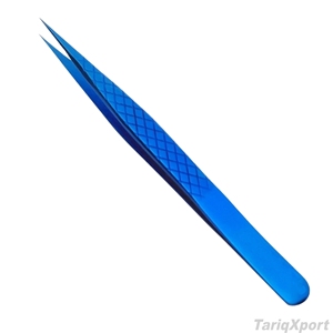 Pince à épiler professionnelle 100 % acier inoxydable de qualité supérieure, pointe de précision, antidérapante, pour salon de beauté - Product Image 3