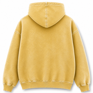 Premium Winter <b>Sun</b> Fade Streetwear Oversized Heavyweight Cotton Fleece Garment Dyed Pullover Hoodie OEM ODM - Product Image 2