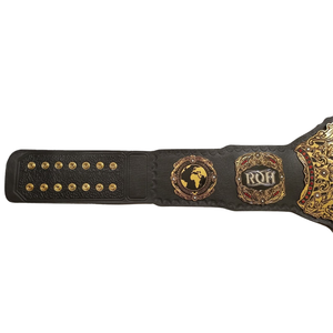 Cinturón de Campeón Mundial ROH, Cinturón de Lucha Libre Premium para Fanáticos y Coleccionistas, Trofeo de Campeonato de Alta Calidad - Product Image 3