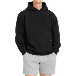 Survêtements personnalisés pour femmes, grammage lourd 500 GSM 350 GSM, en molleton polyester/coton, avec broderie, comprenant un sweat à capuche oversize et un short - Product Image 4