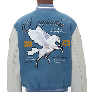 Custom Luxury Men's Winter Varsity Jacket Canvas Fabric Custom Color & Size High Quality - Product Image 2