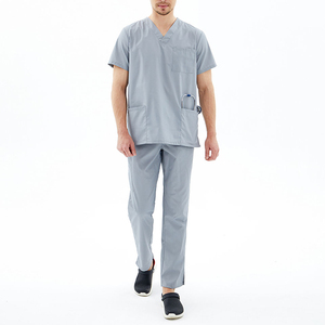 Uniformes Médicos en Oferta: Conjuntos de Scrubs para Hombre, Uniformes de Enfermería, Conjuntos de Uniformes Suaves y Elásticos para Salones de Belleza y Spa, Trajes de Scrubs para Hombre - Product Image 3