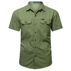 Latest Design Outdoor Men <b>Half</b> Sleeve Tactical <b>Shirt</b> Multi Pocket Utility Wear Tactical <b>Shirts</b> For Hiking - Product Image 1
