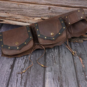 กระเป๋าคาดเอวทำจากหนังแท้สำหรับทุกเพศ,กระเป๋าเงินแท้แท้คาดเอวเข็มขัดสะโพก - Product Image 1