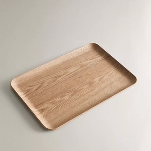 Premium Designer Wooden Serving <b>Tray</b> Extra Large Solid Wood Butler Ottoman Platter - Product Image 3