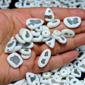 Wholesale Natural Solar Quartz Grade Loose Gemstone Oval Round Cut Eye Cabochon for Jewelry Making Smooth Natural Solar Quartz - Product Image 1