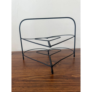 Corazón Decorativo de Hierro Forjado Negro Vintage para Colgar en la Pared, Decoración Metálica en Forma de Corazón para el Hogar y el Jardín - Product Image 1