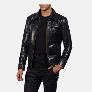 Veste en cuir pour homme, best-seller du printemps, sur mesure, nouveau style, prix de gros raisonnable, haute qualité, respirante, coupe-vent - Product Image 3