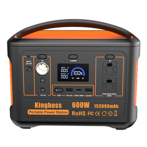 <b>Portable</b> 600W Solar Power Station with 153600mAh 568WH Lithium Battery 110V/600W <b>AC</b> Outlet 2*DC Carport; Peak 1200W Generator - Product Image 3