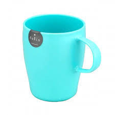 Inomata Folio manico tazza in ceramica elegante per tenere e sorseggiare comodamente - Product Image 1