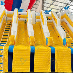 Tobogán Acuático Inflable Comercial de PVC THUY LINH, Casa de Brinco para Niños, Uso Doméstico, con Soplador, 500 kg, Resistente - Product Image 4