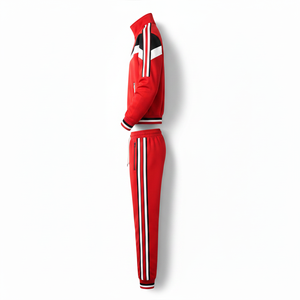 Ensemble de survêtement de football pour hommes en polyester 100 % personnalisé OEM, manches courtes, logo frontal par sublimation, séchage rapide, respirant, 240g - Product Image 3