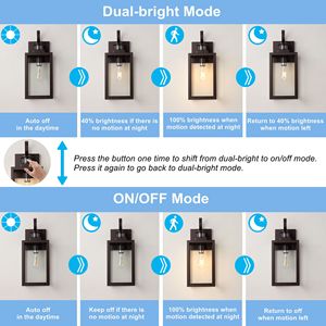 Lampada da Parete per Esterni con Sensore di Movimento - Product Image 6