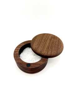 Wooden Salt Jar Premium Wooden Spice Jar with Lid Decorative Seasoning Holder <b>for</b> Salt Sugar Herbs and Everyday <b>Kitchen</b> Use - Product Image 4