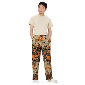 Pantalones Rectos para Hombre, Estampado Completo, Sin Tejido, Venta al Por Mayor |   Pantalones Casuales Ligeros de Poliéster - Product Image 3