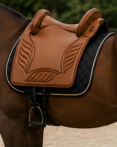 Selle d'équitation POWER HINT de haute qualité au design unique en cuir véritable pour l'endurance et le dressage - Product Image 5