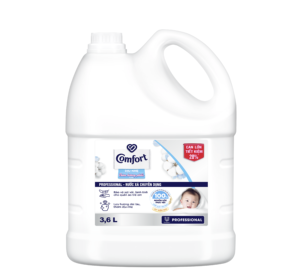 Suavizante de Telas Comfort Gentle Pure 3.6L x 3 Botellas - Product Image 1