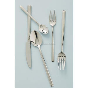Services de couverts en or, design moderne, en métal, pour mariage, durables, de qualité alimentaire, de luxe, 4 pièces - Product Image 6