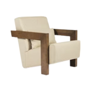 Meubles de jardin Canapé à un siège Canapé de jardin en bois de qualité supérieure pour meubles d'extérieur et d'intérieur - Product Image 1