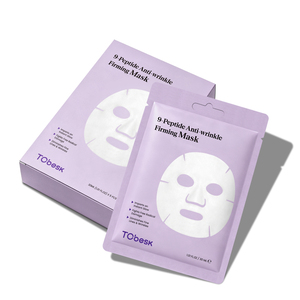 Masque en feuille raffermissant anti-rides à 9 peptides TC'besk pour le visage, tous types de peau, 30 ml, 5 pièces - Product Image 1