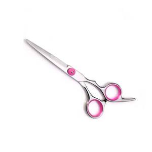 Ciseaux de coiffure professionnels en acier inoxydable noir et or à long manche, pour coupe et effilage, ensemble de coiffure pour barbier et salon, offre spéciale - Product Image 1