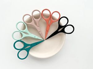 Tijeras de Bordado Profesionales de Acero Inoxidable con Mango Recubierto de Color, Tijeras para Tejer con Logotipo Personalizado, Tijeras para Uñas para Niños - Product Image 3