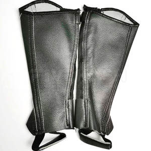 Chaps en cuir semi-synthétique légers et durables de haute qualité, vente en gros, meilleur prix, logo personnalisé imprimé sur les chaps en cuir semi-synthétique - Product Image 2