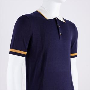 <b>Patchwork</b> Merino Wool Mens T <b>Shirt</b> Summer Crew Neck Thin Sweater Premium Casual Knitwear - Product Image 6