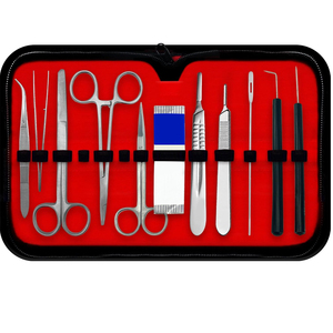 Kit de Instrumentos Quirúrgicos Completo de Acero Inoxidable, Juego de Herramientas Médicas Profesionales para Uso Clínico y Quirúrgico - Product Image 1