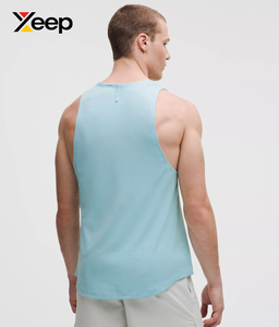 เสื้อกล้ามออกกำลังกายผู้ชาย XEEP Factory Direct Sales รุ่น XC-GTT-07 คุณภาพสูง ระบายอากาศได้ดี แห้งเร็ว ผลิตจากผ้าฝ้ายถัก 100% รับผลิตแบบ OEM ด้านหน้า - Product Image 2